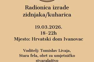 Pozivamo vas na radionicu izrade zidnjaka / kuharica!