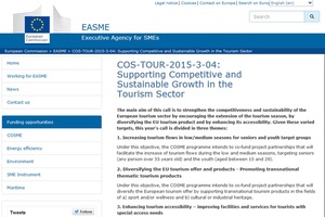 COS-TOUR-2015-3-04: Supporting Competitive and Sustainable Growth in the Tourism Sector