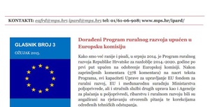 Glasnik broj 3 Uprave za upravljanje EU fondom za ruralni razvoj, EU i međunarodnu suradnju