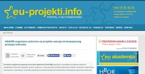 HAKOM organizira radionice za projekte razvoja širokopojasnog pristupa internetu