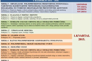 Najava natječaja - Program ruralnog razvoja za RH 2014. - 2020.