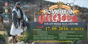 [NAJAVA]  POVRATAK VITEZOVA NA UTVRDU KOLOĐVAR