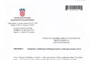 Pozitivna ocjena LAG-u Vuka - Dunav za rad u 2014. Godini