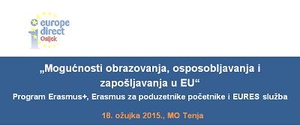 Program Erasmus+, Poziv na informativnu radionicu