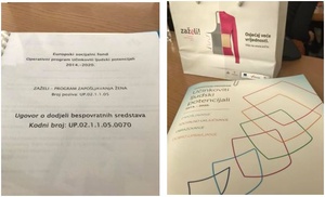Potpisan ugovor o Dodijeli sredstava za projekt „Zaželi – program zapošljavanja žena“