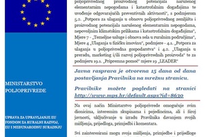 Uprava za upravljanje eu fondom za ruralni razvoj, eu i međunarodnu suradnju